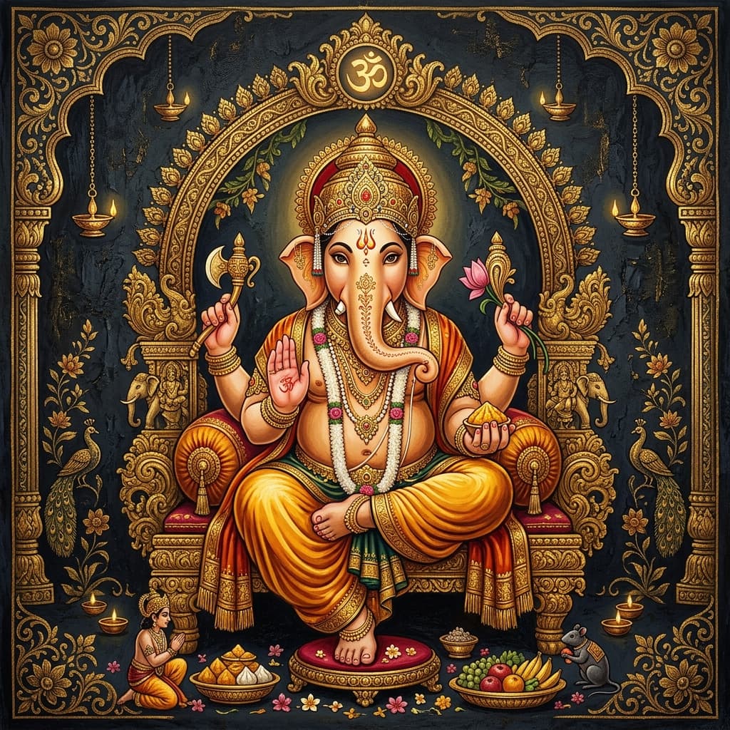 गणेश पूजा और गृह हवन
